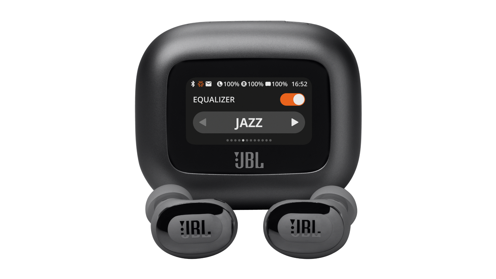 JBL Live Buds 3 True Wireless ANC Earbuds with Screen - Black