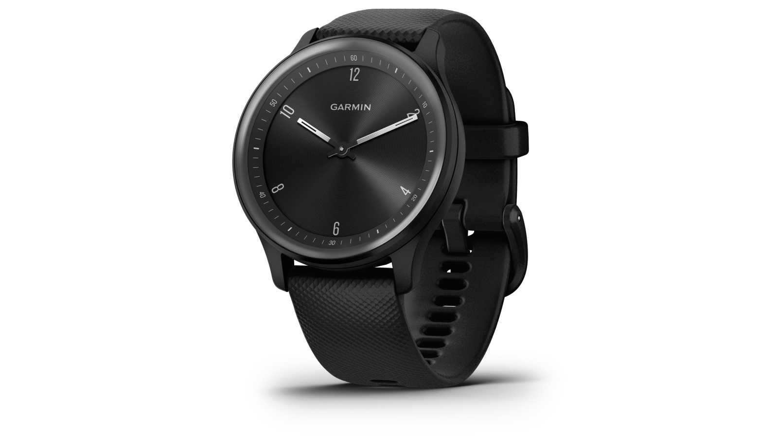 Garmin Vivomove Sport Fitness Tracker Black Case and Silicone