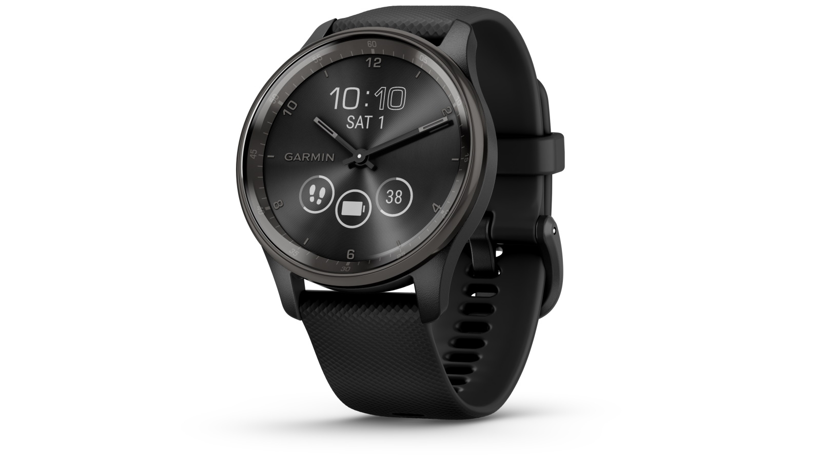 Garmin Vivomove Trend Hybrid Smart Watch Black