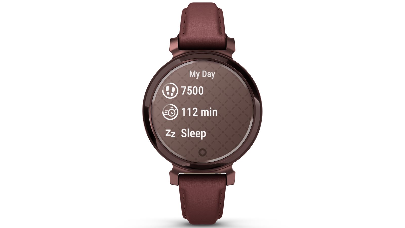 Garmin Classic Lily 2 Leather Smartwatch Bronze Mulberry Domayne