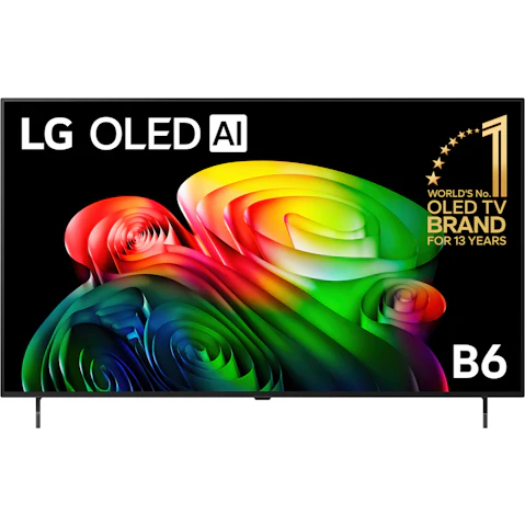LG 55-inch B6 AI 4K OLED Smart TV 2026