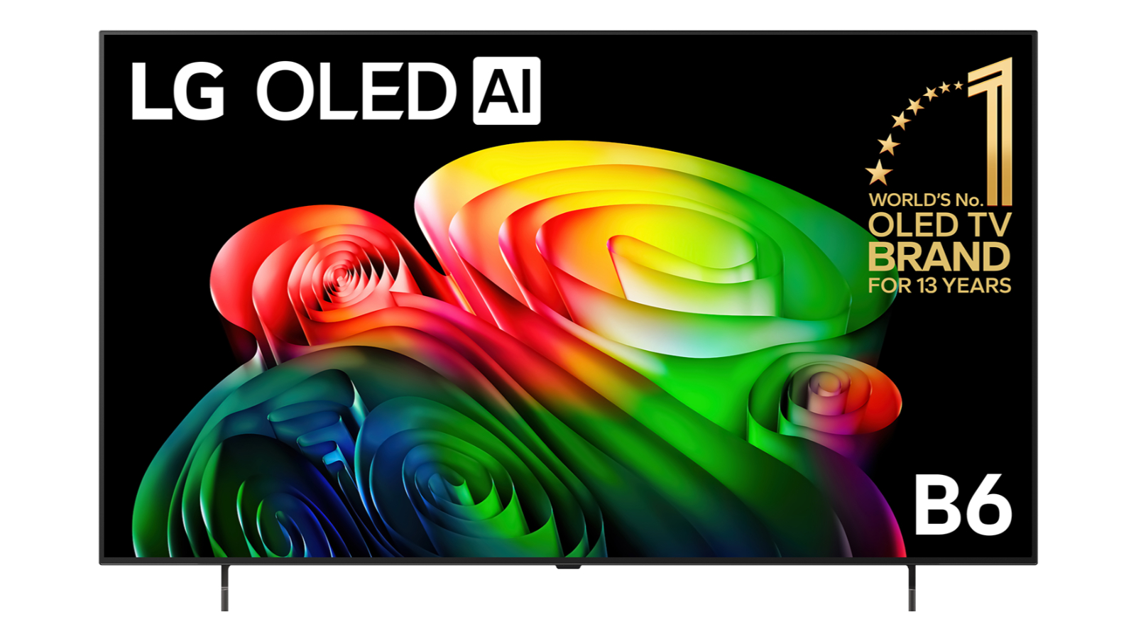 LG 65-inch B6 AI 4K OLED Smart TV 2026
