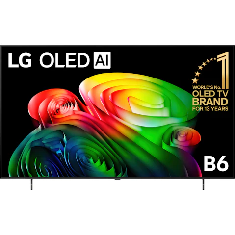 LG 65-inch B6 AI 4K OLED Smart TV 2026