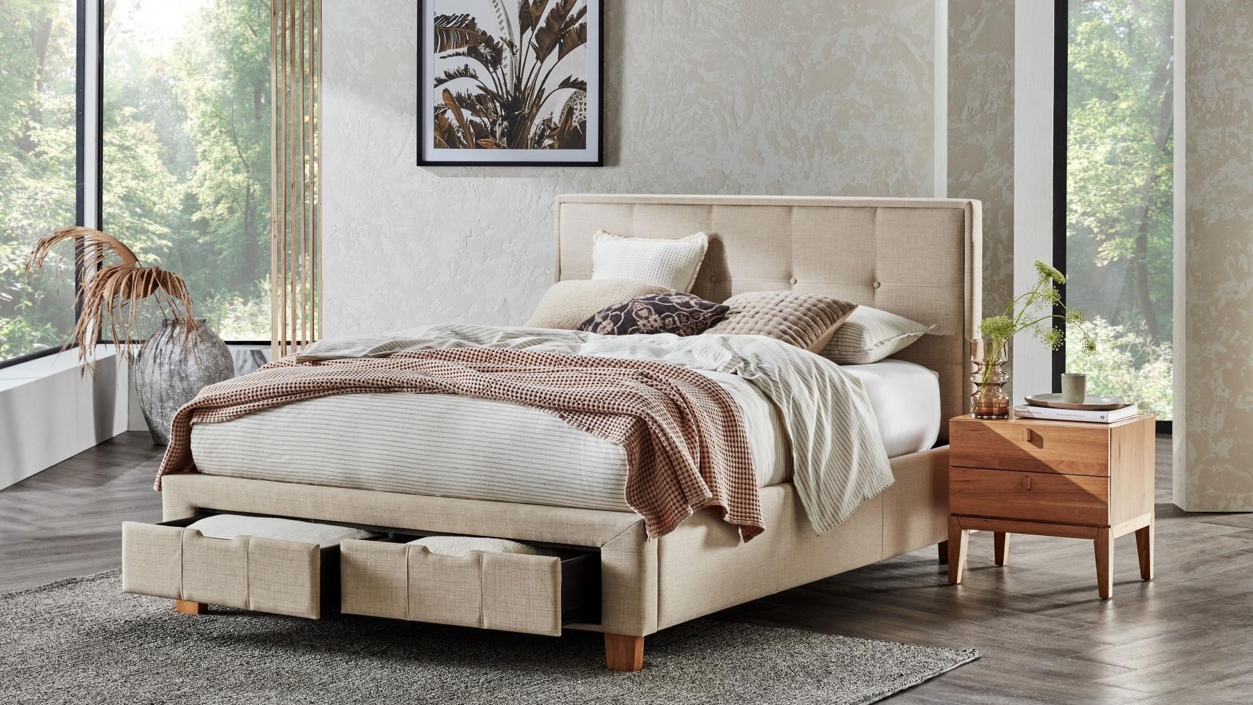 Halo Bed Frame with Storage
