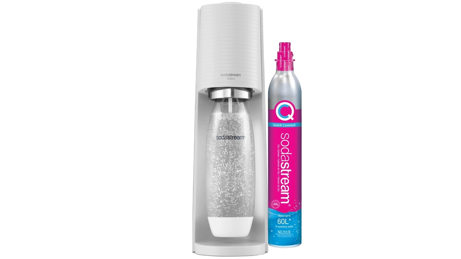 SodaStream Terra Sparkling Water Maker - White | Domayne
