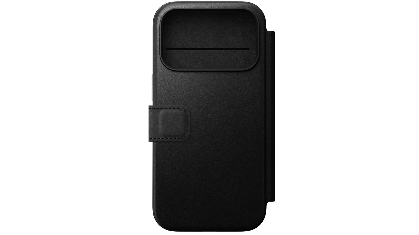 Nomad Modern Leather Folio for iPhone 17 Pro - Black | Domayne