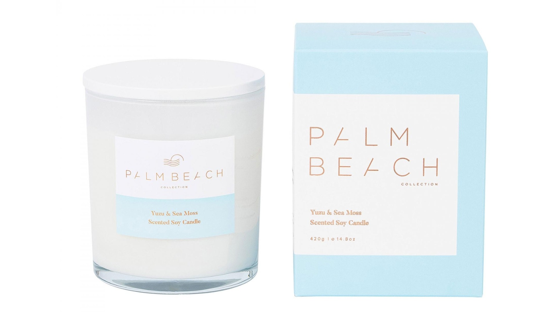 Palm Beach Collection Yuzu & Sea Moss 420g Candle