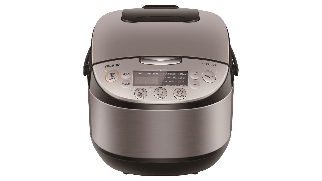 Toshiba 10 Cup Electric Rice Cooker Silver Domayne
