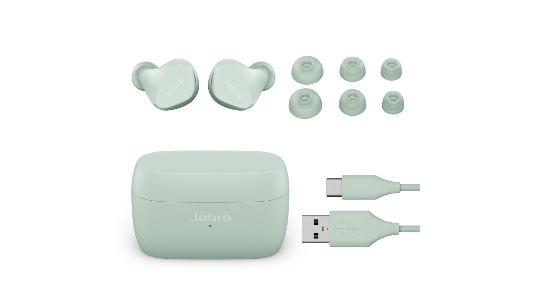 Jabra Elite 4 Active True Wireless Headphones - Mint | Domayne