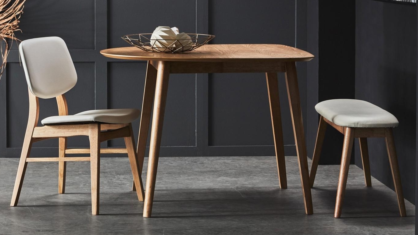 Zara DShaped Dining Table Domayne