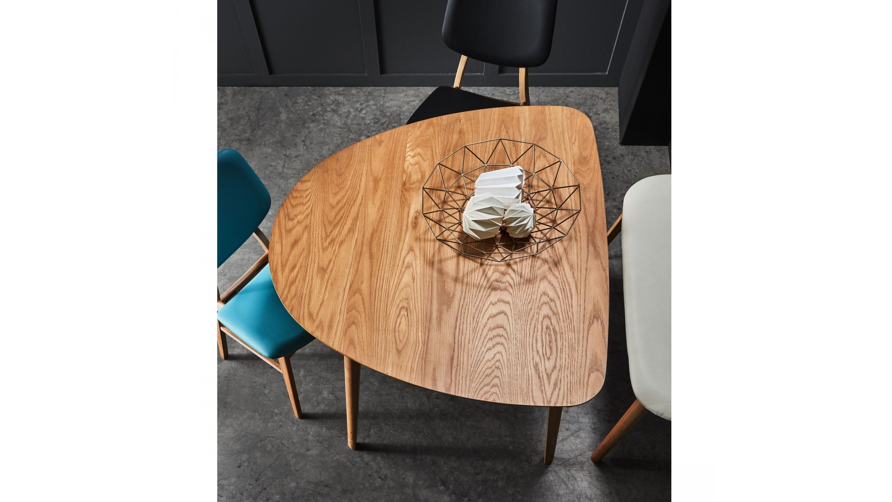 Zara DShaped Dining Table Domayne