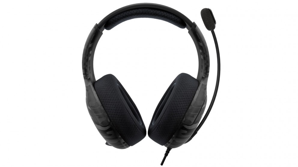 PDP LVL 50 Wired Stereo Gaming Headset for Xbox Black Camo Domayne
