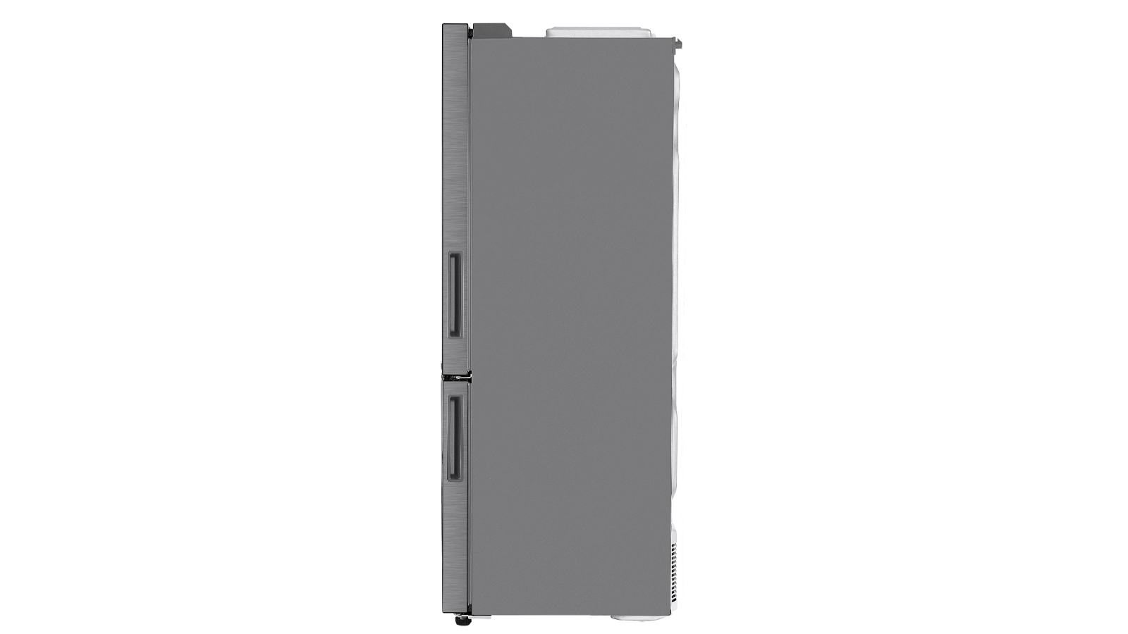 LG 420L Bottom Mount Fridge with Door Cooling Dark Graphite Domayne