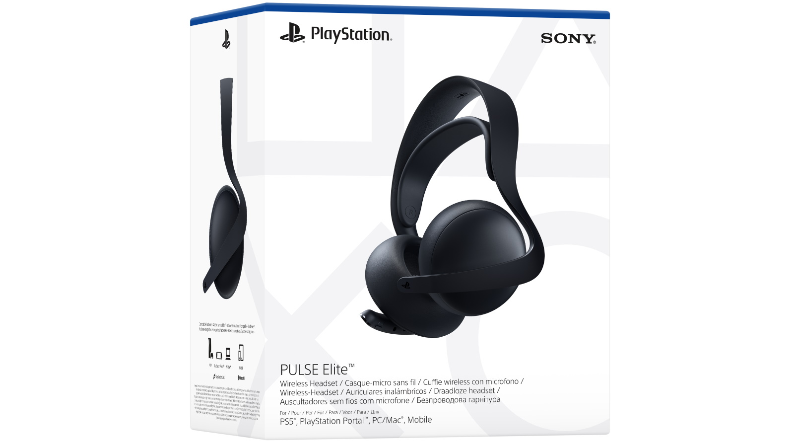PlayStation PULSE Elite Wireless Headset Midnight Black Domayne