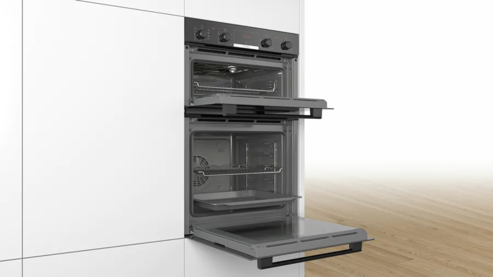 Bosch Series 4 Built in Double Oven with 3D Hot Air Domayne