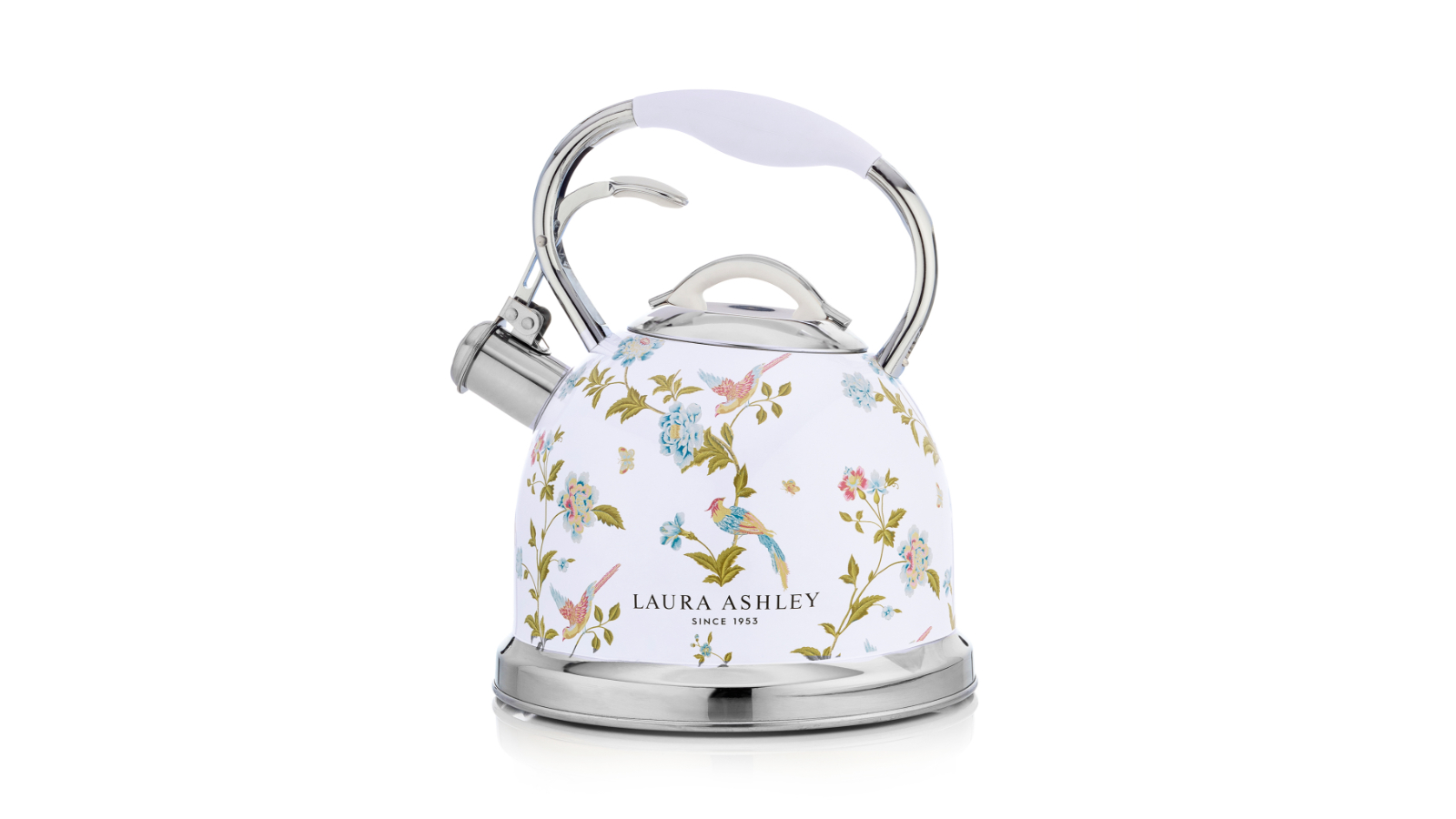 Laura Ashley 2.5L Stove Top Kettle - Elveden White