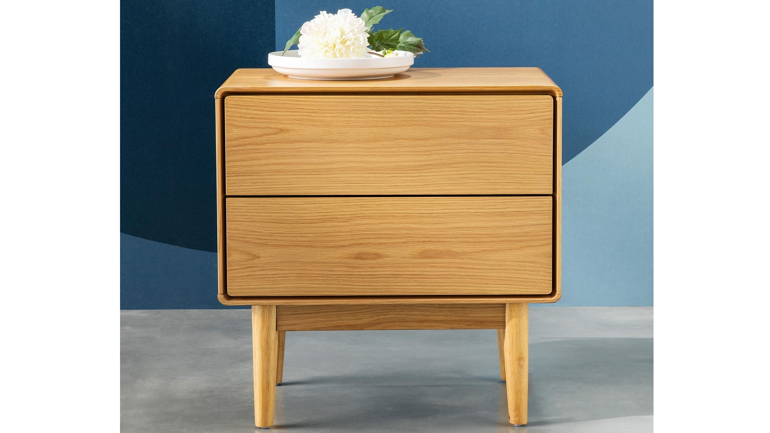Zara 2-Drawer Bedside Table