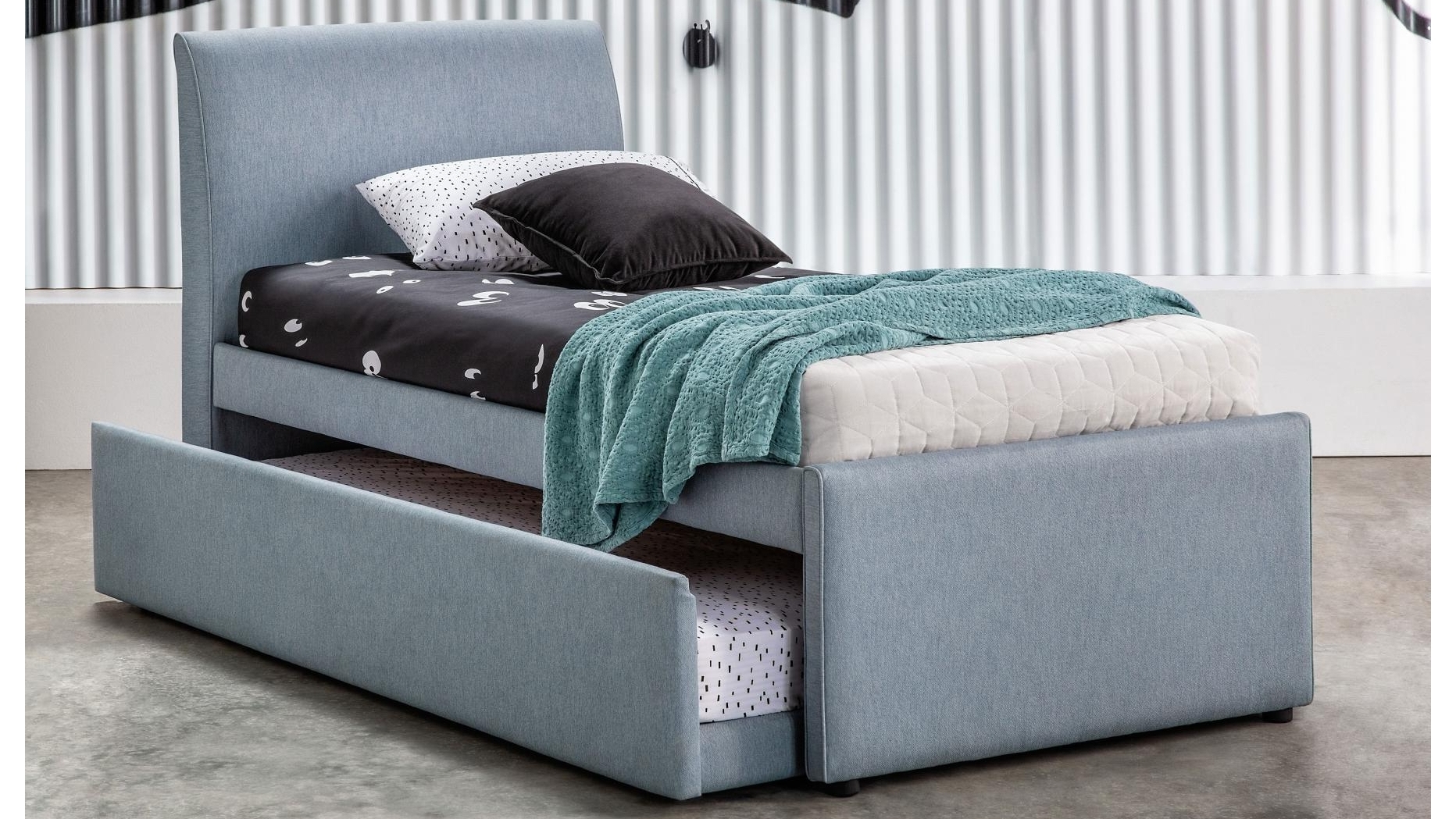 King single trundle base online