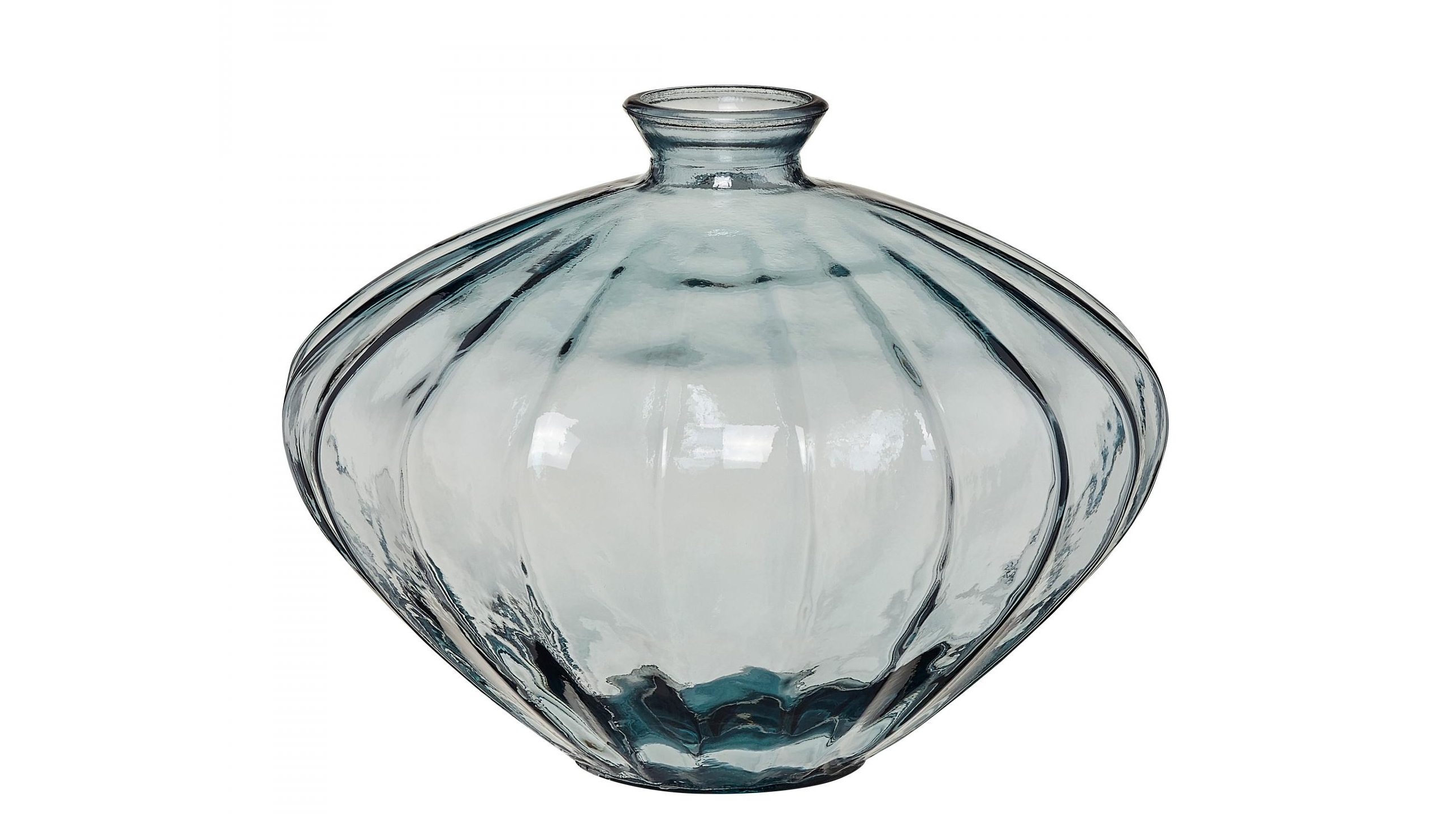 Jarron Etnico Low Light Blue Vase