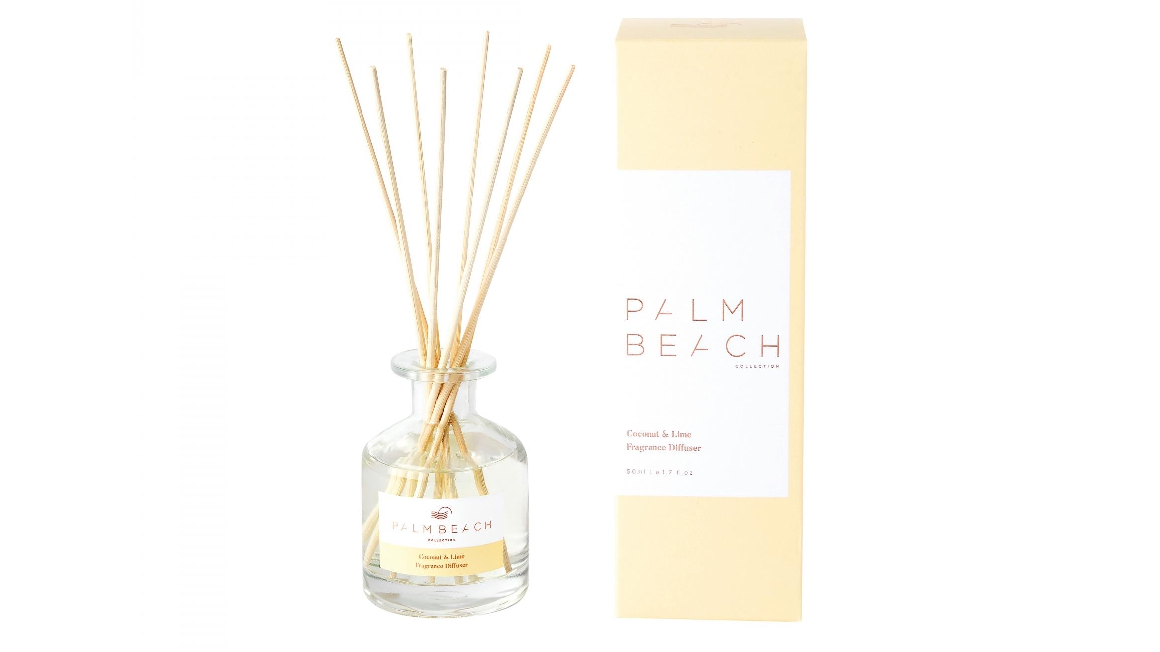 Palm Beach Collection Coconut & Lime 50ml Mini Diffuser