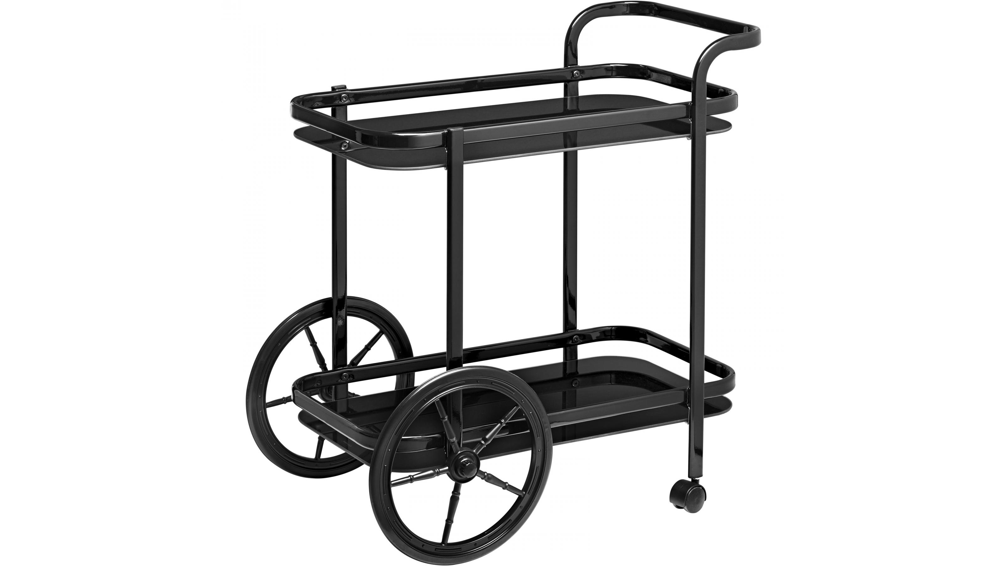 Jackson Black Bar Cart