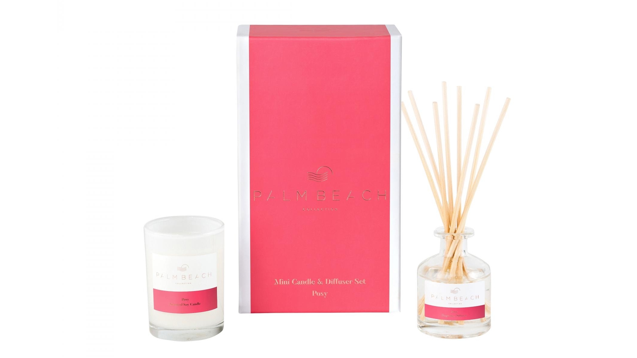 Palm Beach Collection Posy Mini Candle & Diffuser Gift Pack