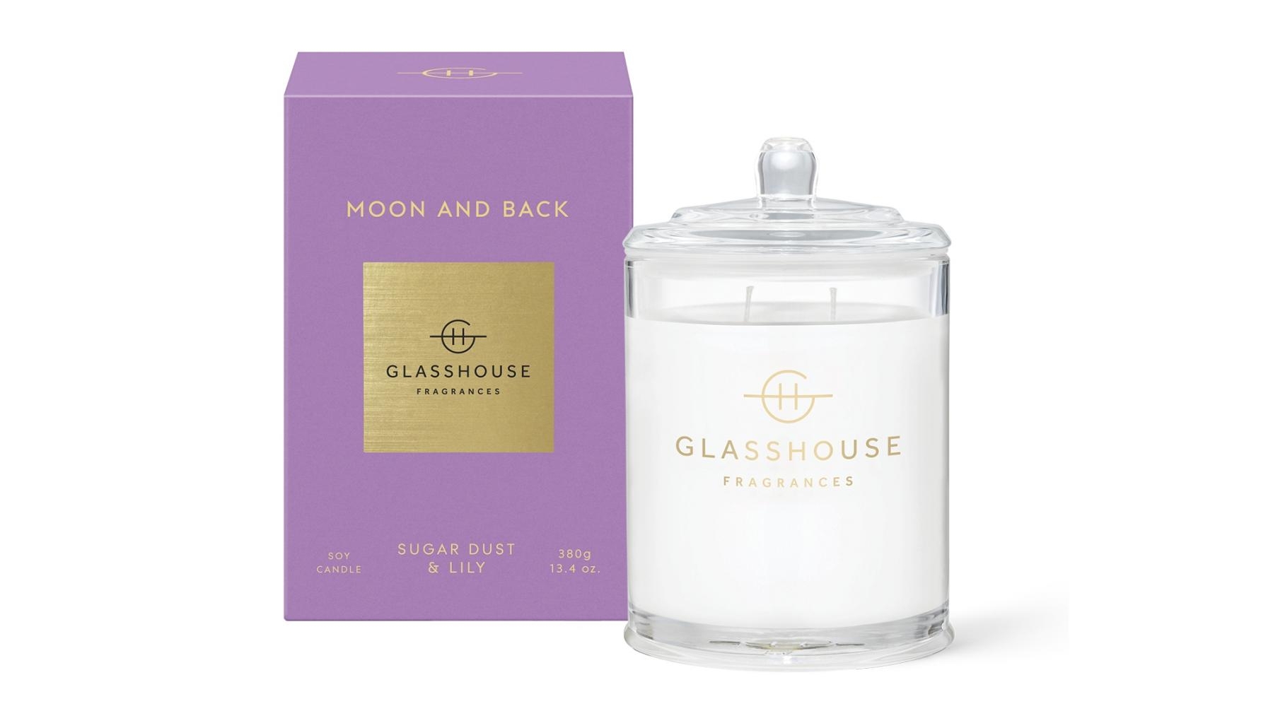 Glasshouse Moon and Back 380g Candle