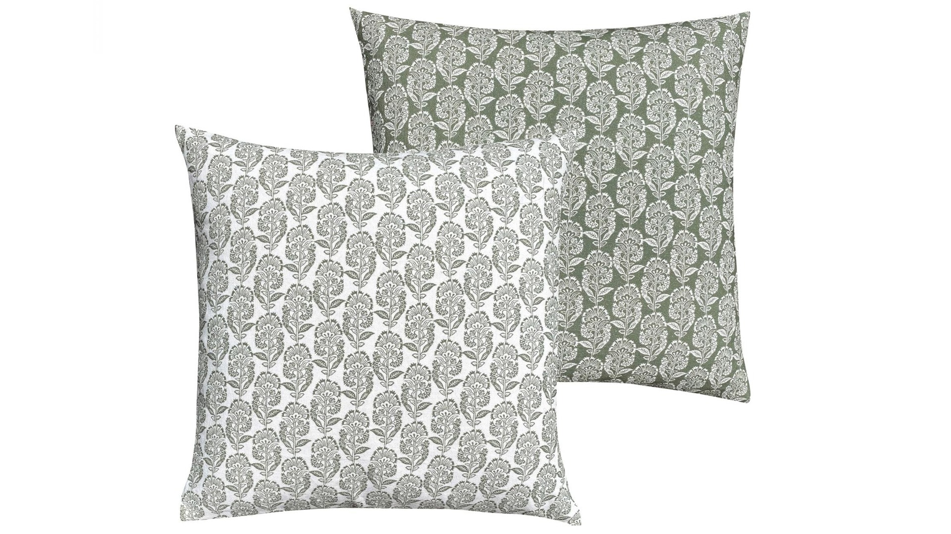 Lowie Reversible Cushion in Olive