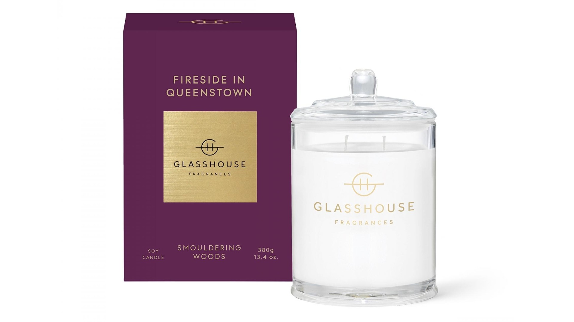 Glasshouse Fire in Queenstown 380g Candle