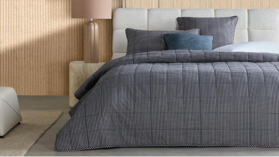 Sheridan Mikko Queen/King Coverlet in Carob