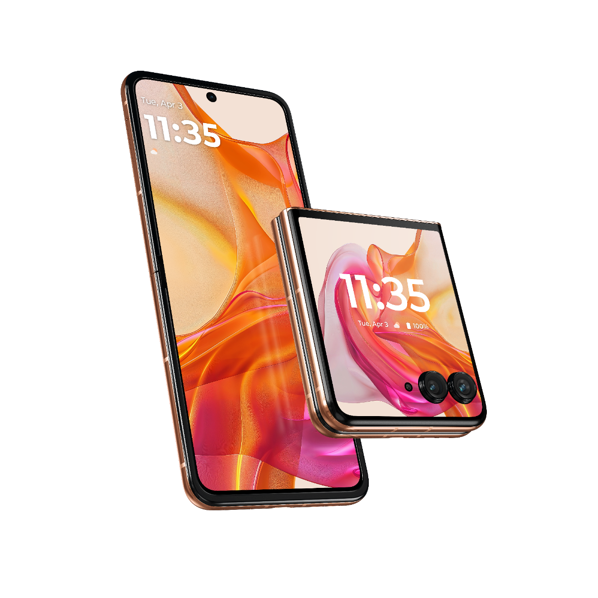 motorola razr 50 ultra 5G 512GB - Peach Fuzz | Domayne