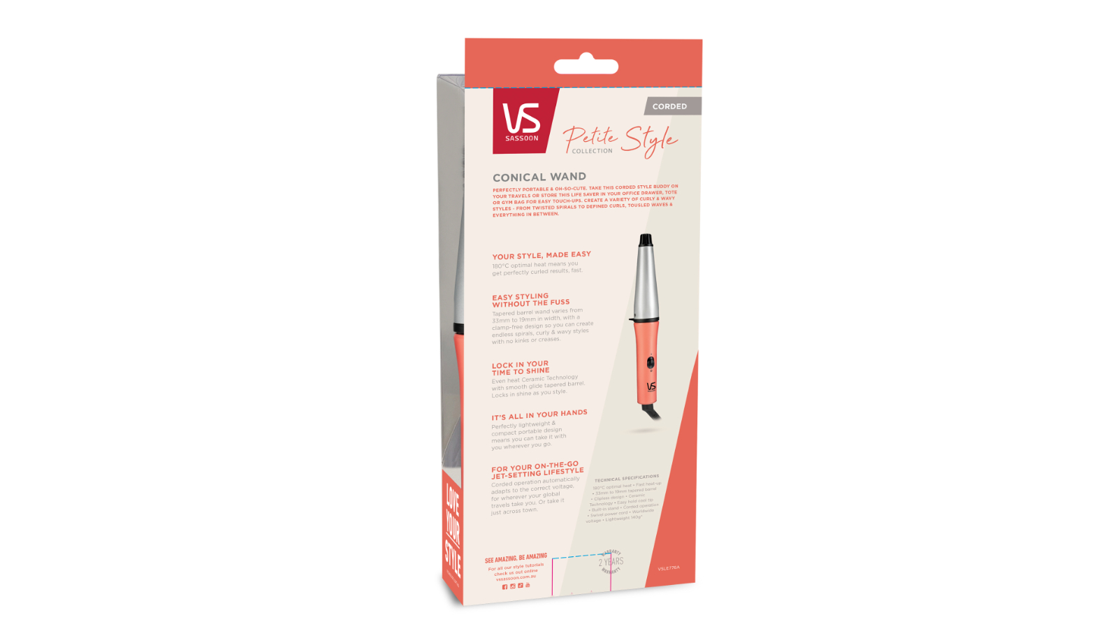 Vs sassoon conical wand new arrivals