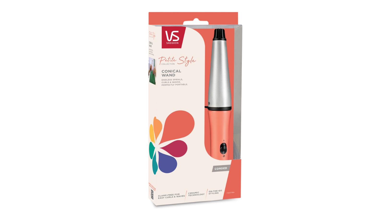 Vs sassoon conical wand top