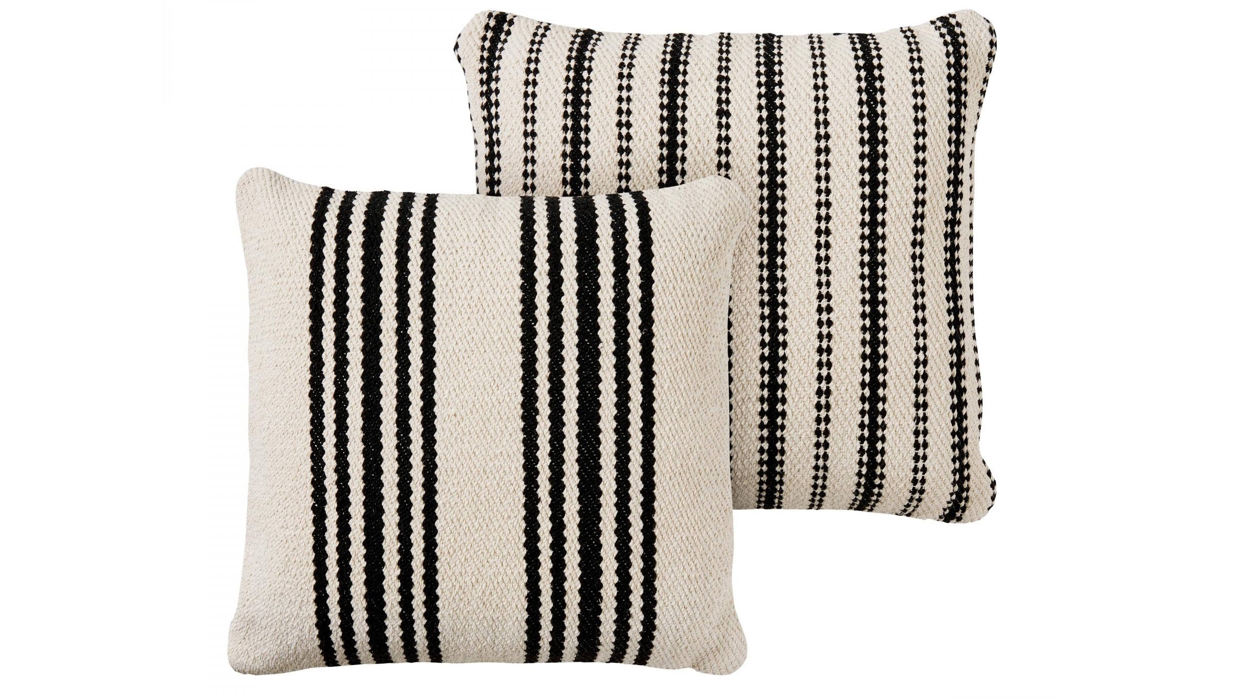Connor Natural/Black Reversible Cushion