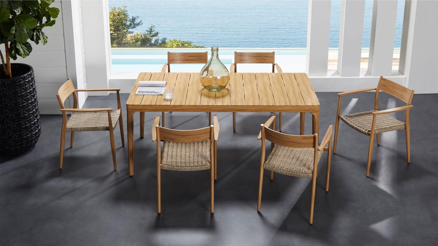 Lima Outdoor Dining Table Domayne