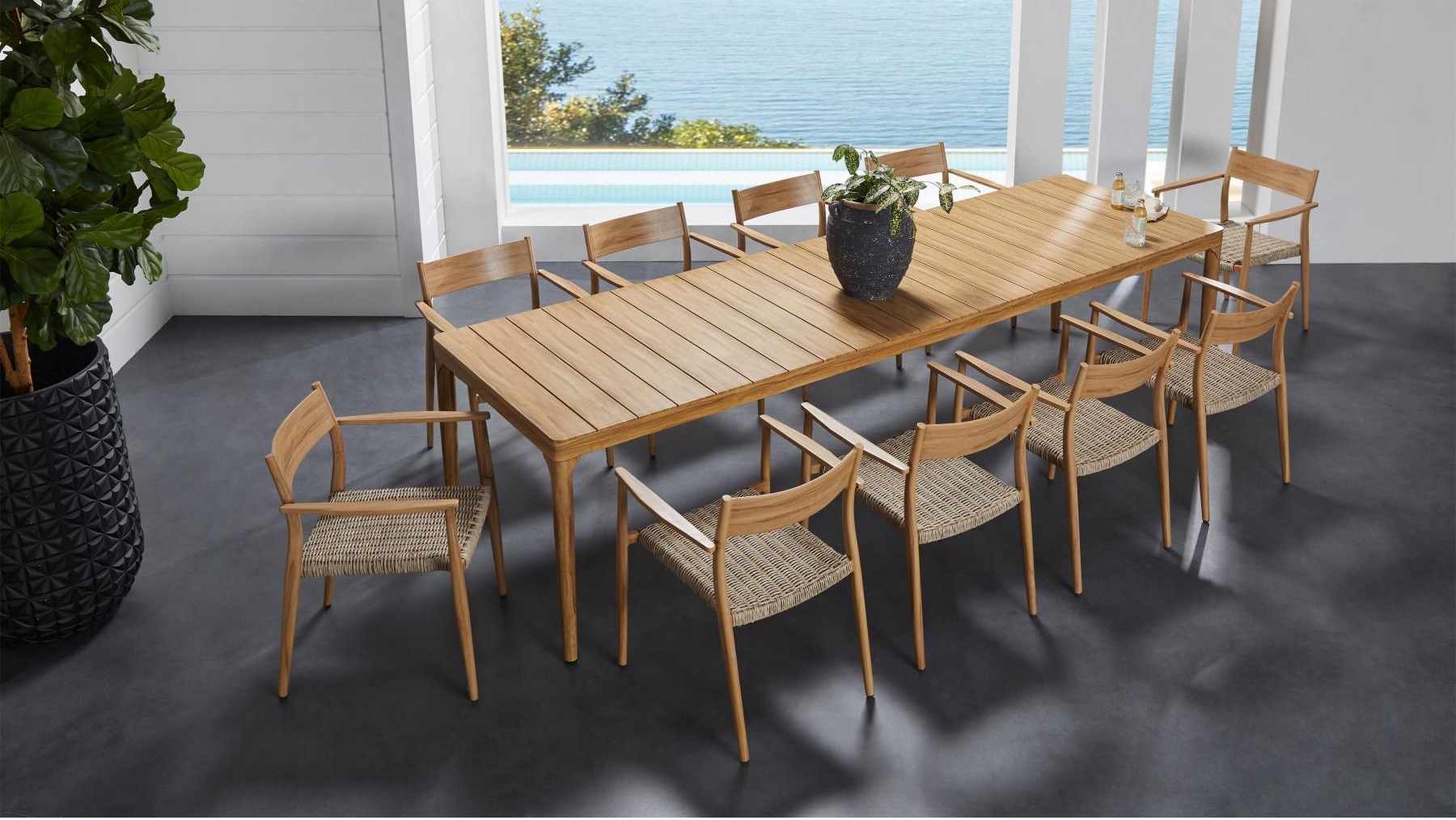 Lima Outdoor Dining Table Domayne