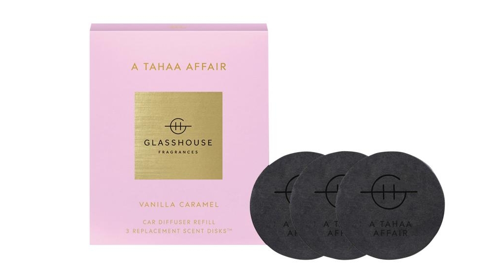 Glasshouse Replacement Scent Disks for Car Diffuser - A Tahaa Affair