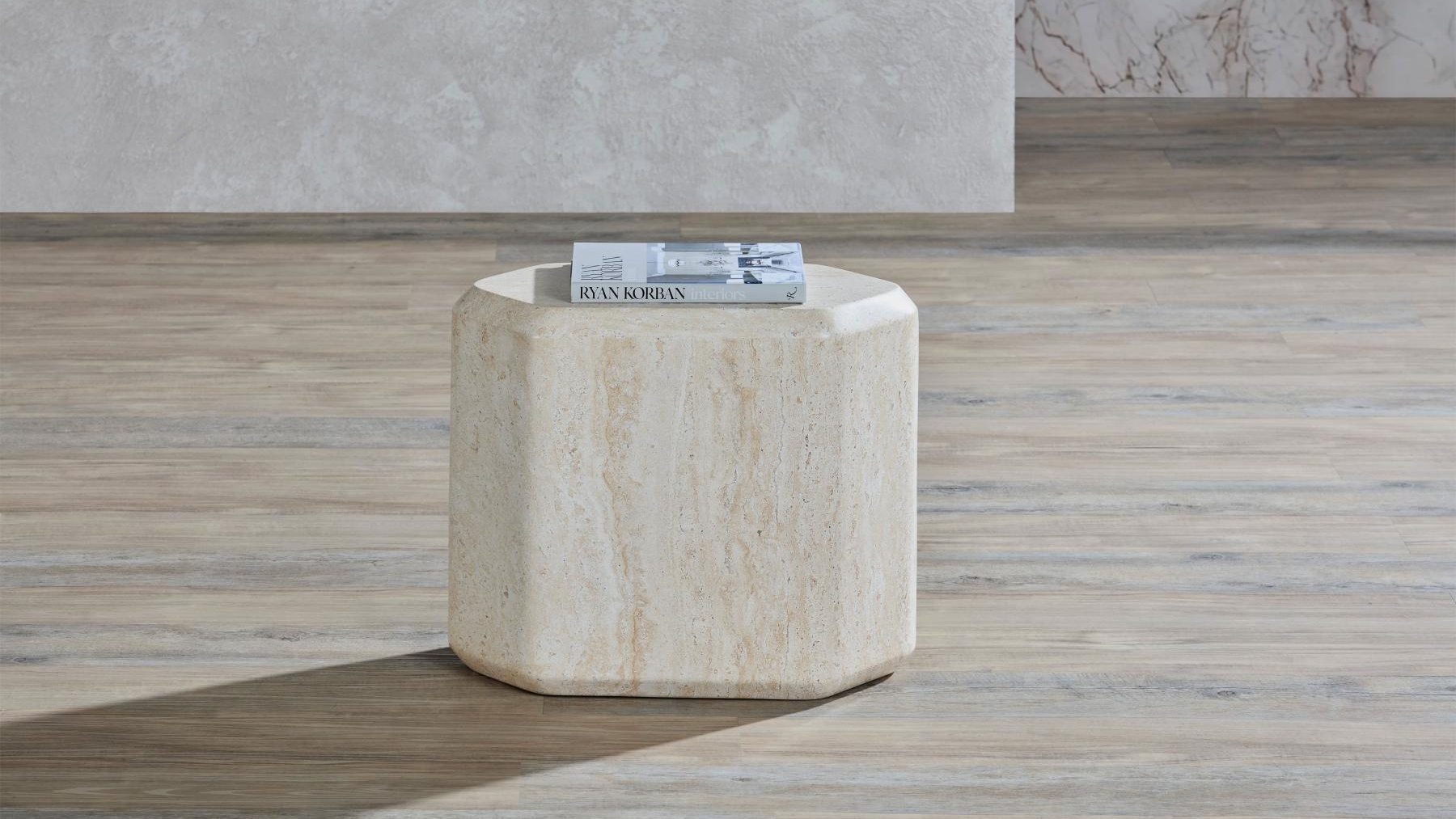 Tempo Side Table in Beige