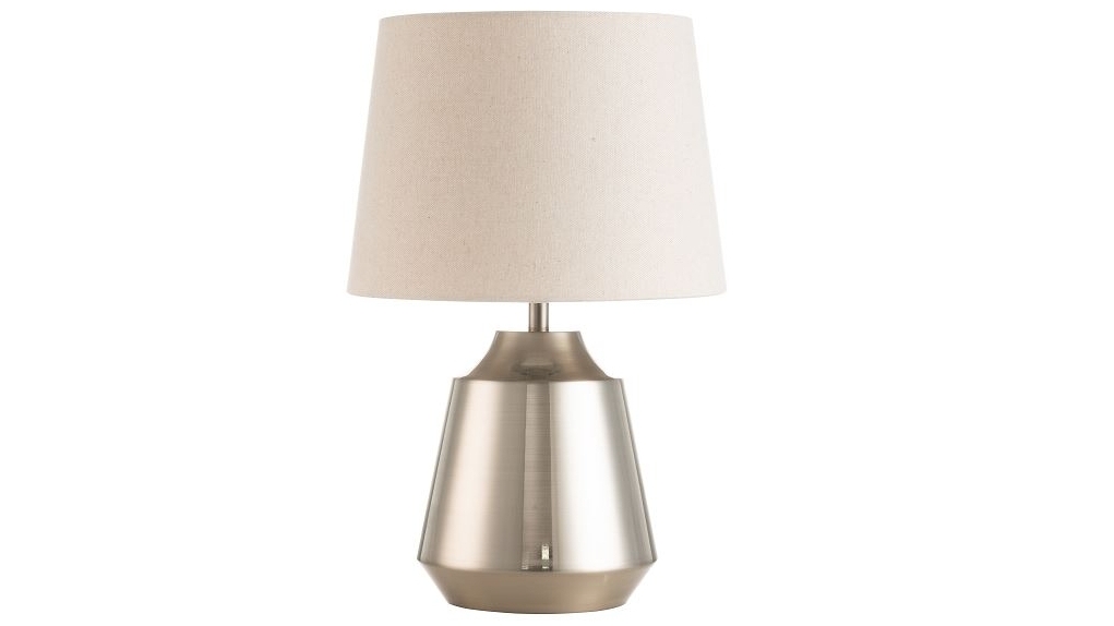 Zakia Nickel Table Lamp