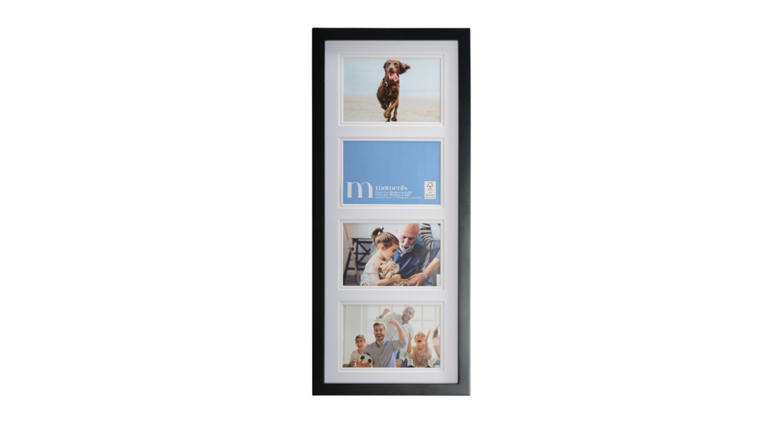 UR1 FSC Mix Moments 8x20-inch Frame with 4x6 Openings - Black