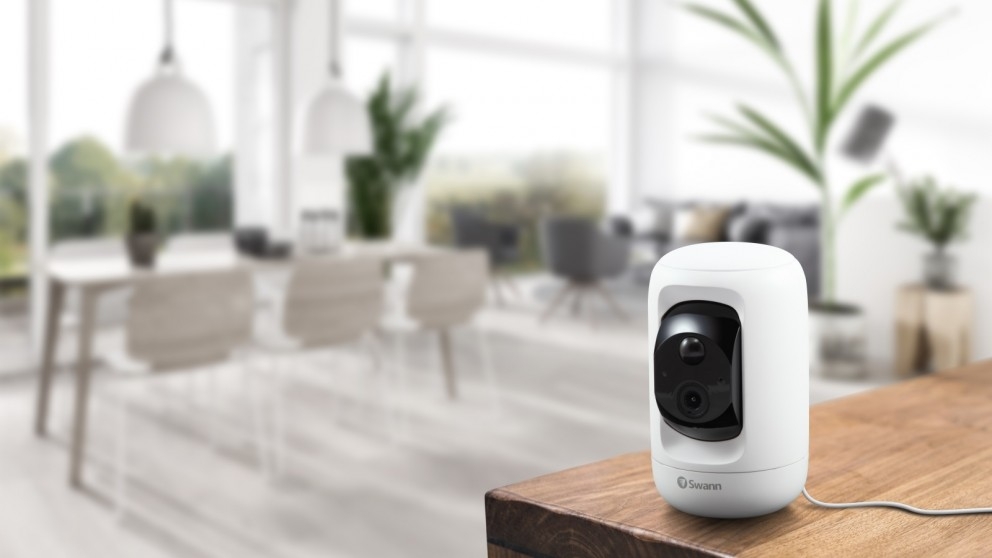 Swann 1080P WiFi Pan Tilt Indoor Security Camera Domayne