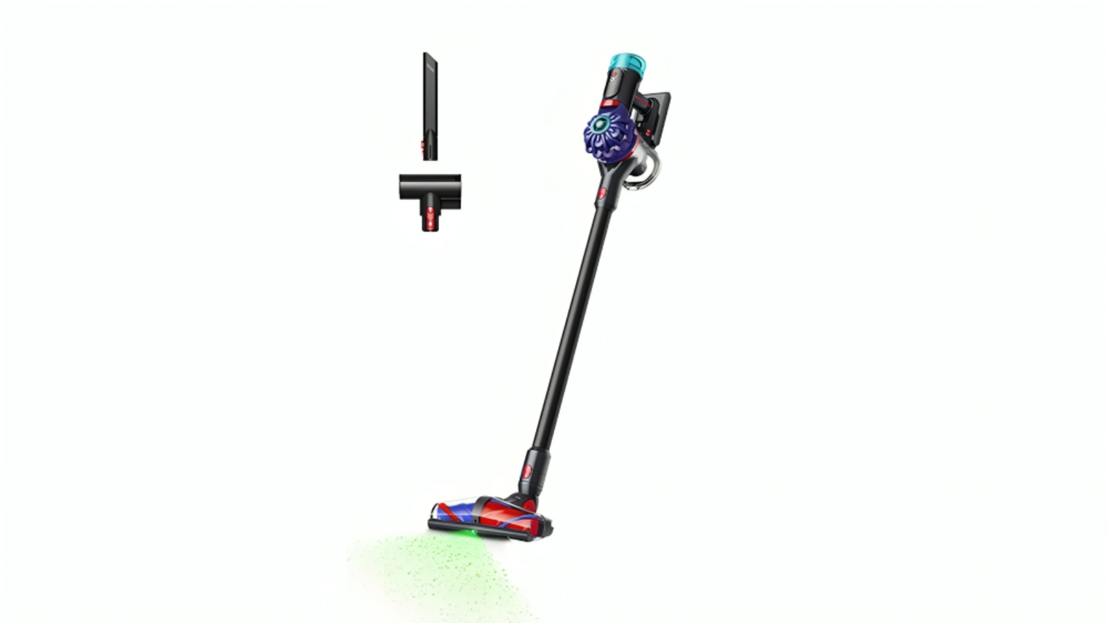 Dyson V10 Konical Cordless Stick Vacuum Cleaner - Black/Blue