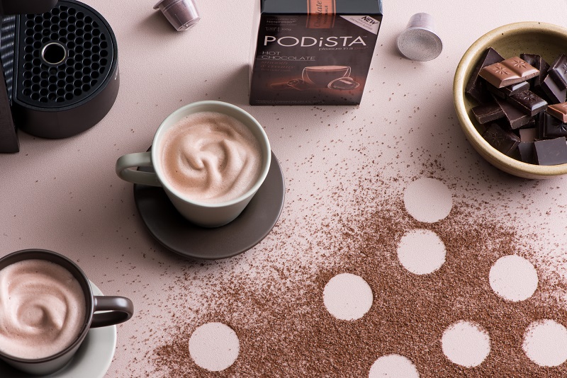 PODiSTA Hot Chocolate Capsules 10 Pack Domayne