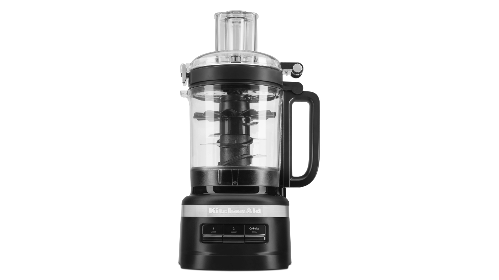KitchenAid 9 Cup Quad Blade Food Processor - Black Matte