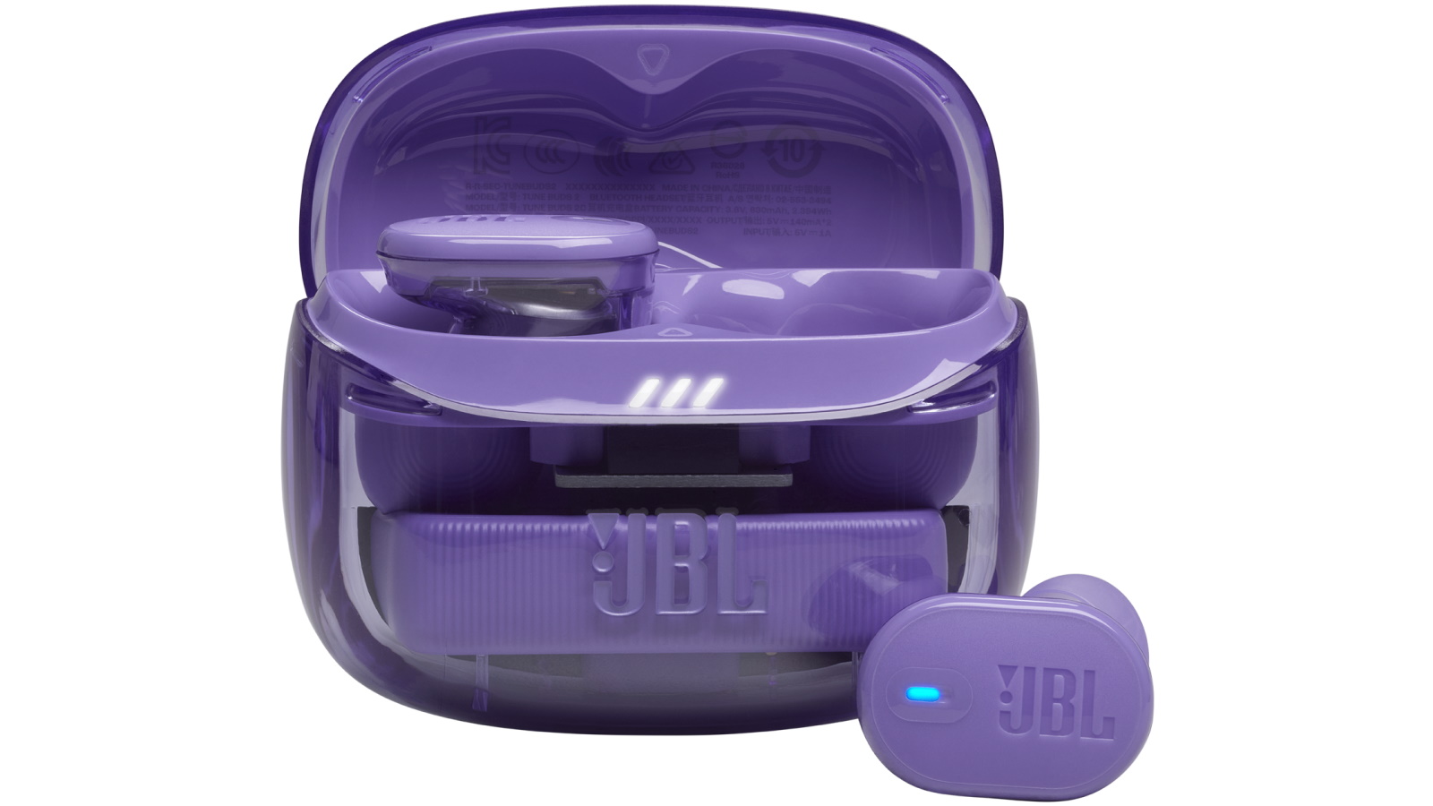 JBL TUNE BUDS 2 パープル JBL Tune Buds 2 True Wireless Noise Cancelling Earbuds - Ghost