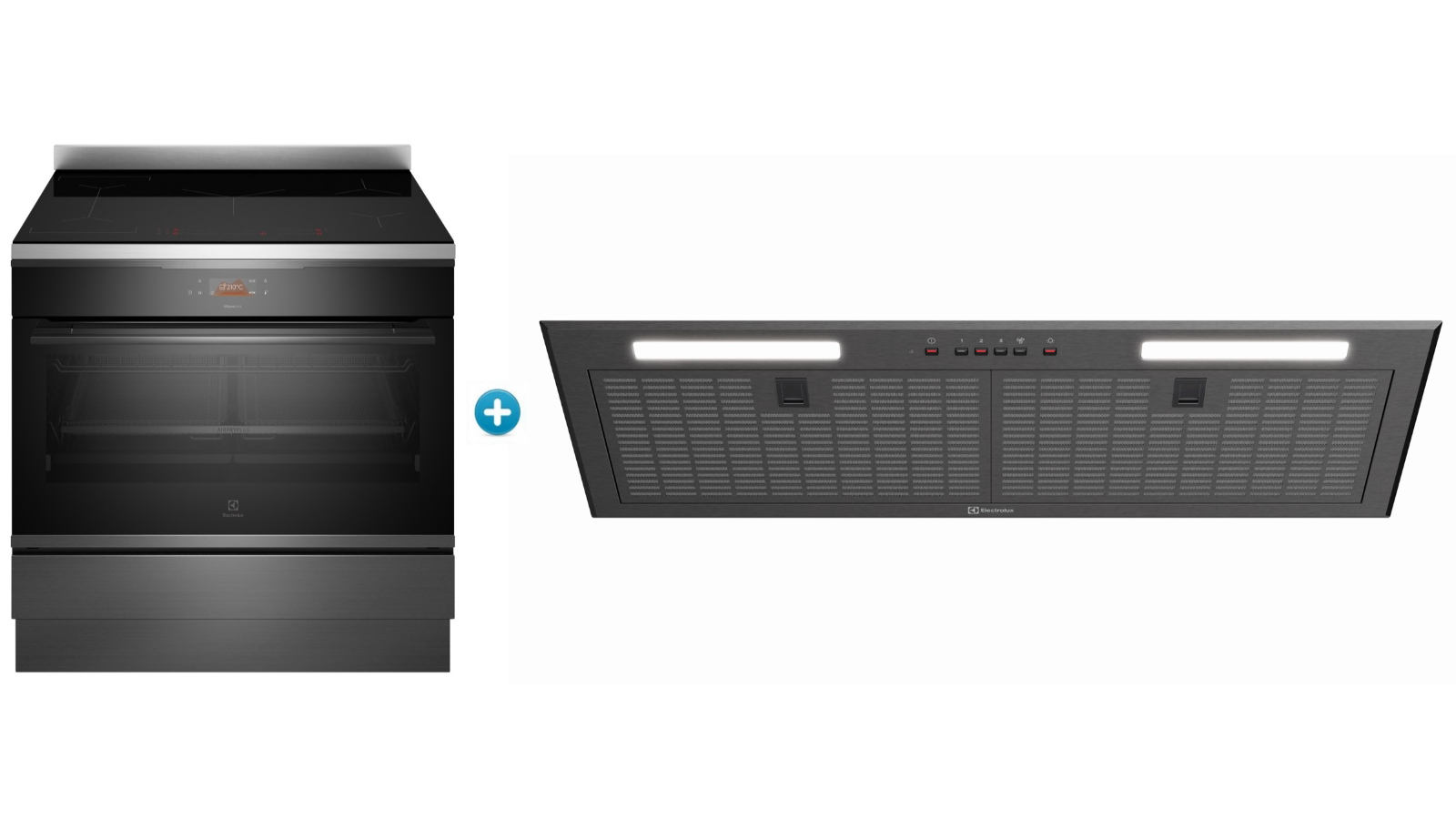 Electrolux 900mm UltimateTaste 900 Electric Freestanding Cooker plus 700 Integrated Rangehood Package