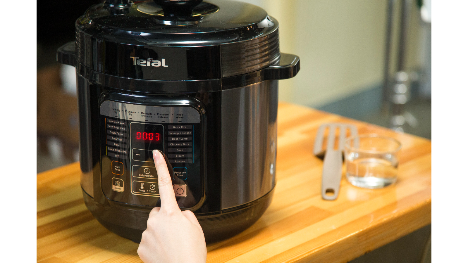 Tefal home chef smart 6l multicooker cy601 top