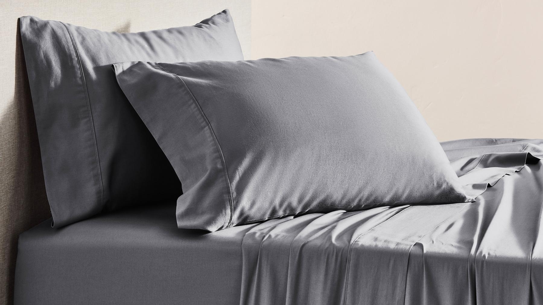 Domayne Luxuries 300TC Steel Split King Sheet Set