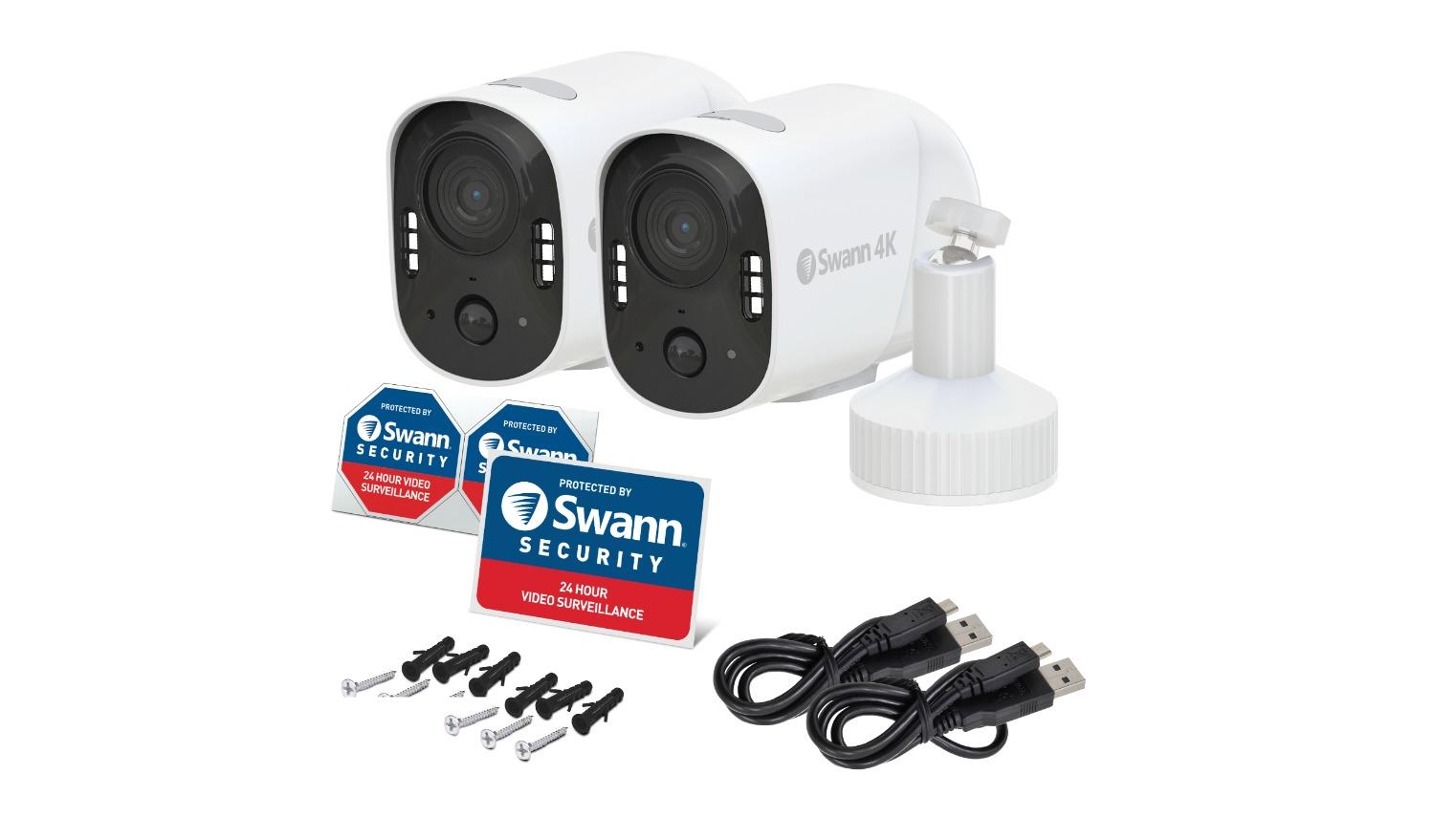 未使用品 Swann Xtreem Security Camera カメラ2個 フルHD ワイヤレス
