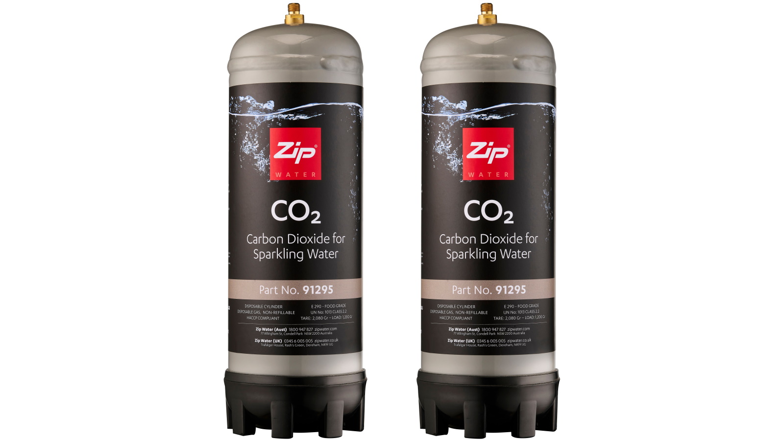 Zip CO2 Sparkling Replacement Twin Pack
